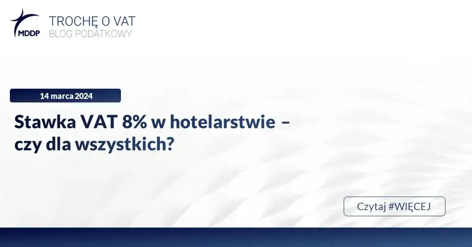 Zdjęcie Nocleg jaki VAT - uniknij nieprzyjemnych niespodzianek z stawkami